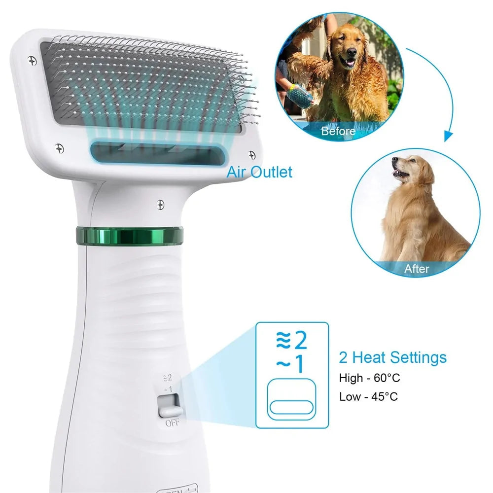 FurDryer Pro – Portable 2-in-1 Dog Hair Dryer