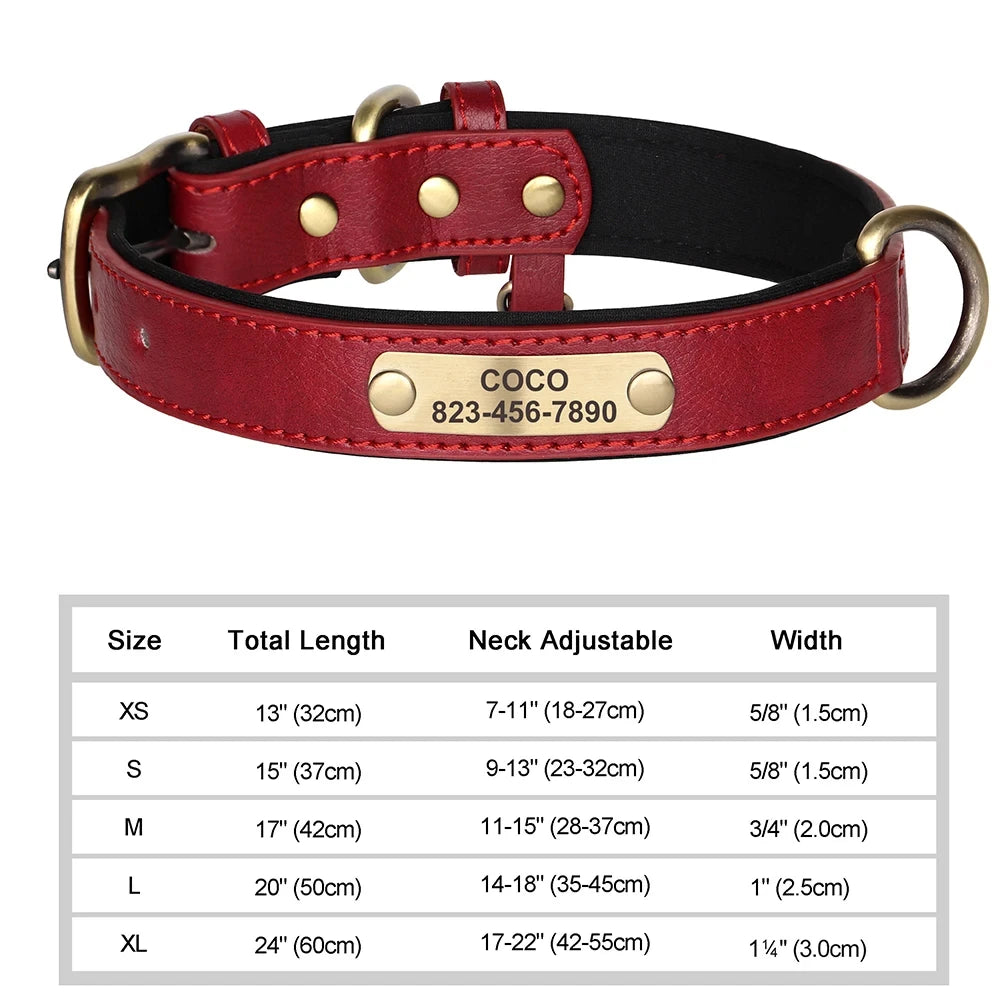 WanderID - Customized Leather ID Collar