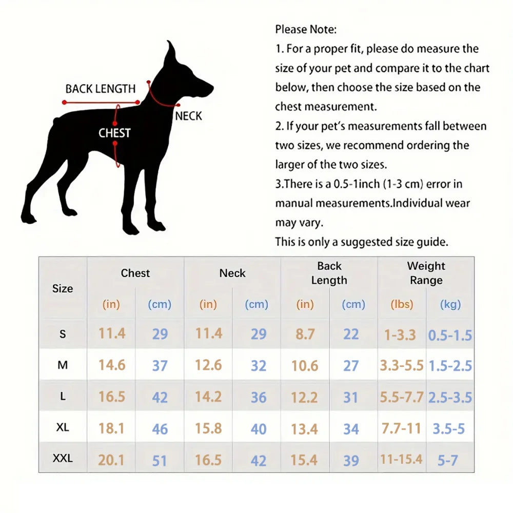 RalphPawren One Piece Dog Sweatshirt