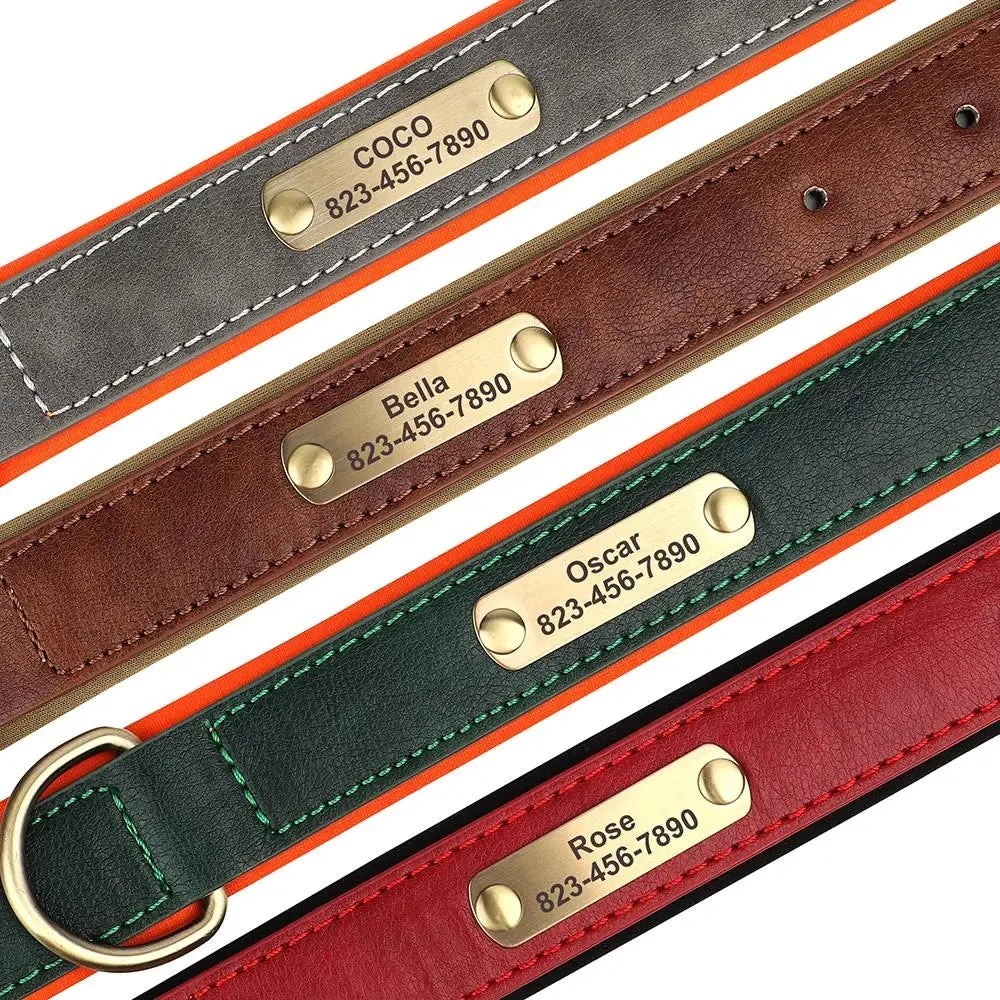 WanderID - Customized Leather ID Collar
