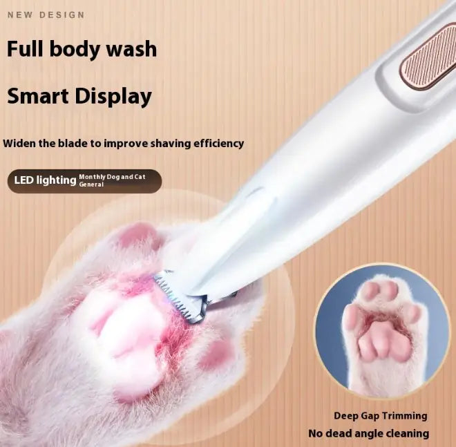 PawTrim Pro – LED Light Pet Paw Trimmer