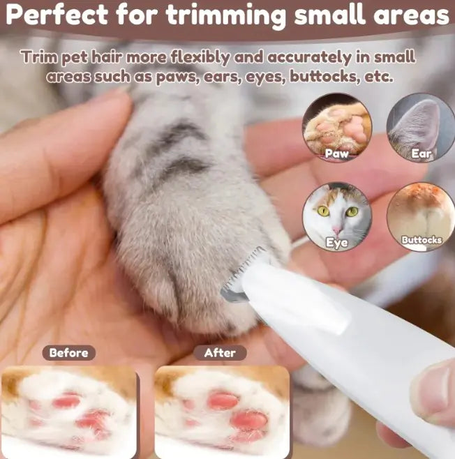 PawTrim Pro – LED Light Pet Paw Trimmer