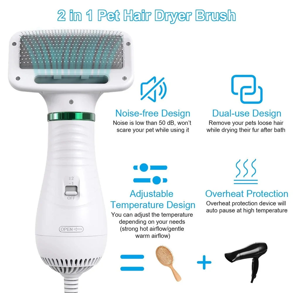 FurDryer Pro – Portable 2-in-1 Dog Hair Dryer